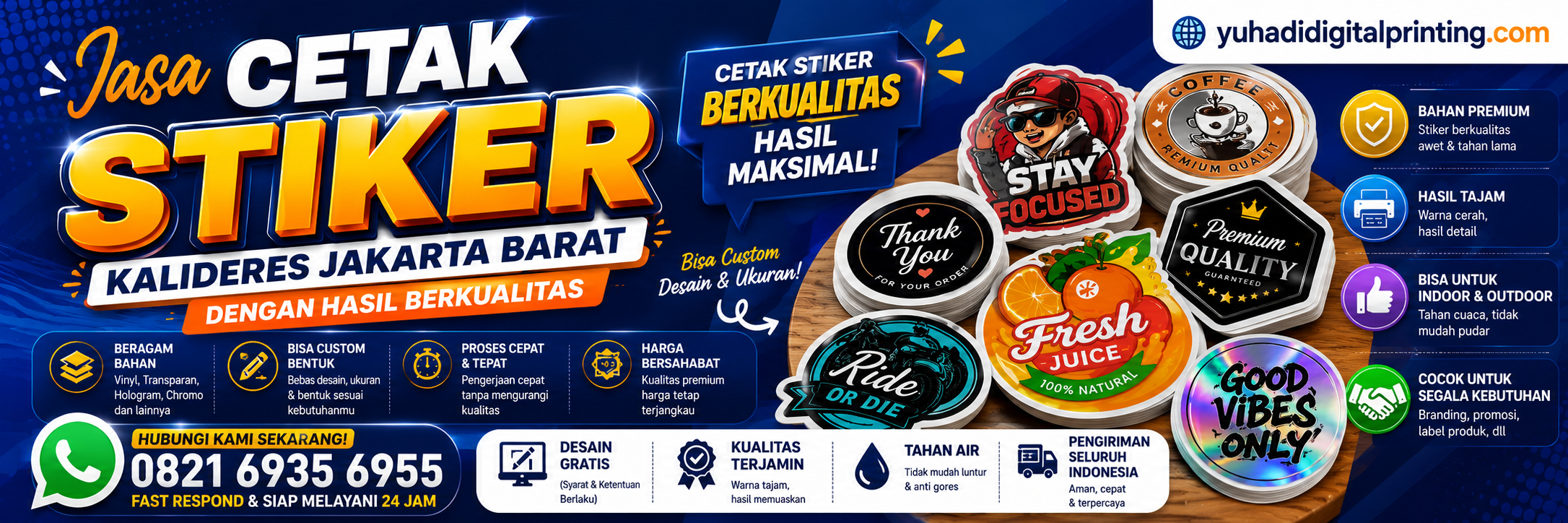 Jasa Cetak Stiker Kalideres Jakarta Barat dengan Hasil Berkualitas