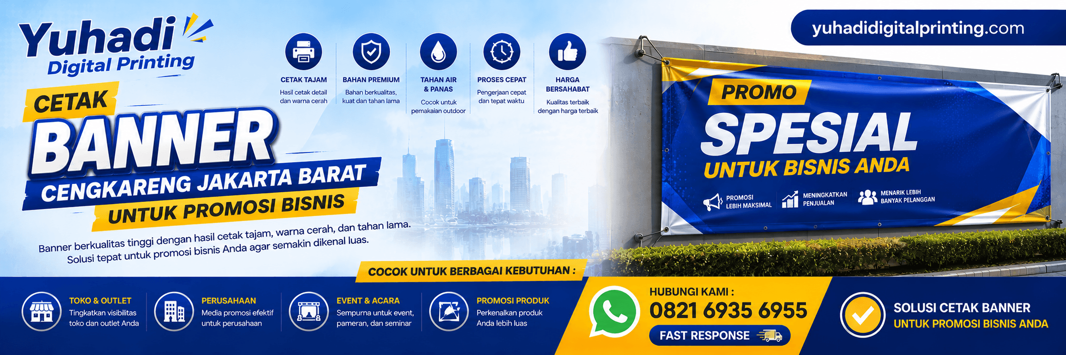 Cetak Banner Cengkareng Jakarta Barat untuk Promosi Bisnis