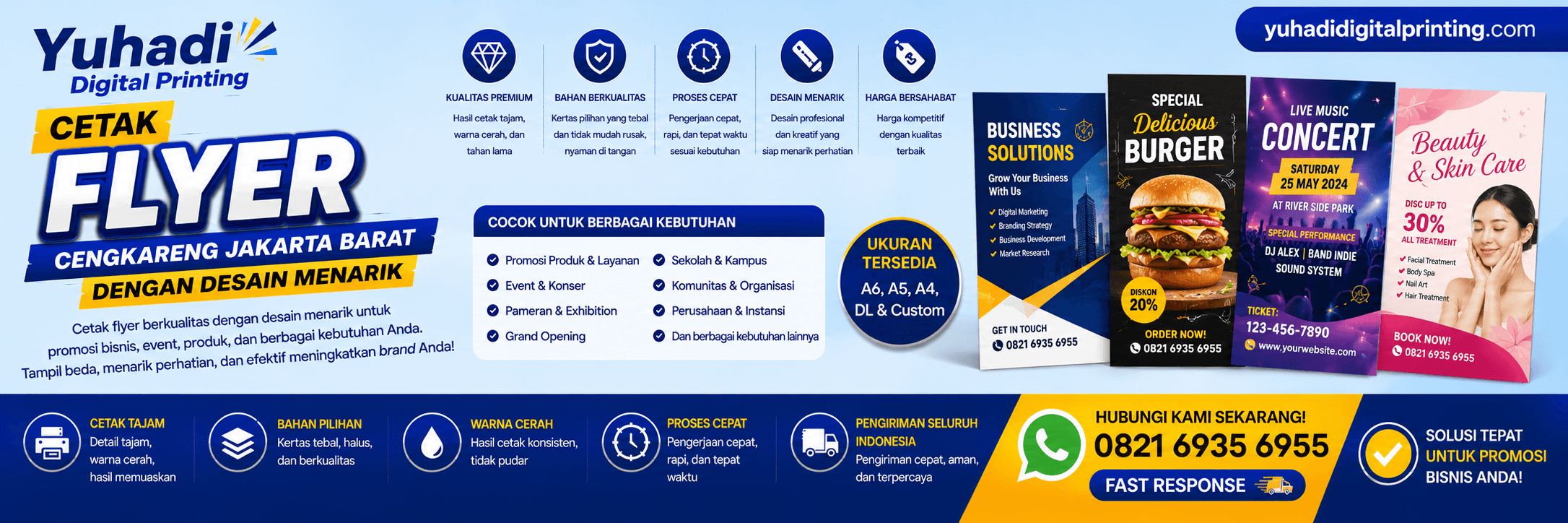 Cetak Flyer Cengkareng Jakarta Barat dengan Desain Menarik