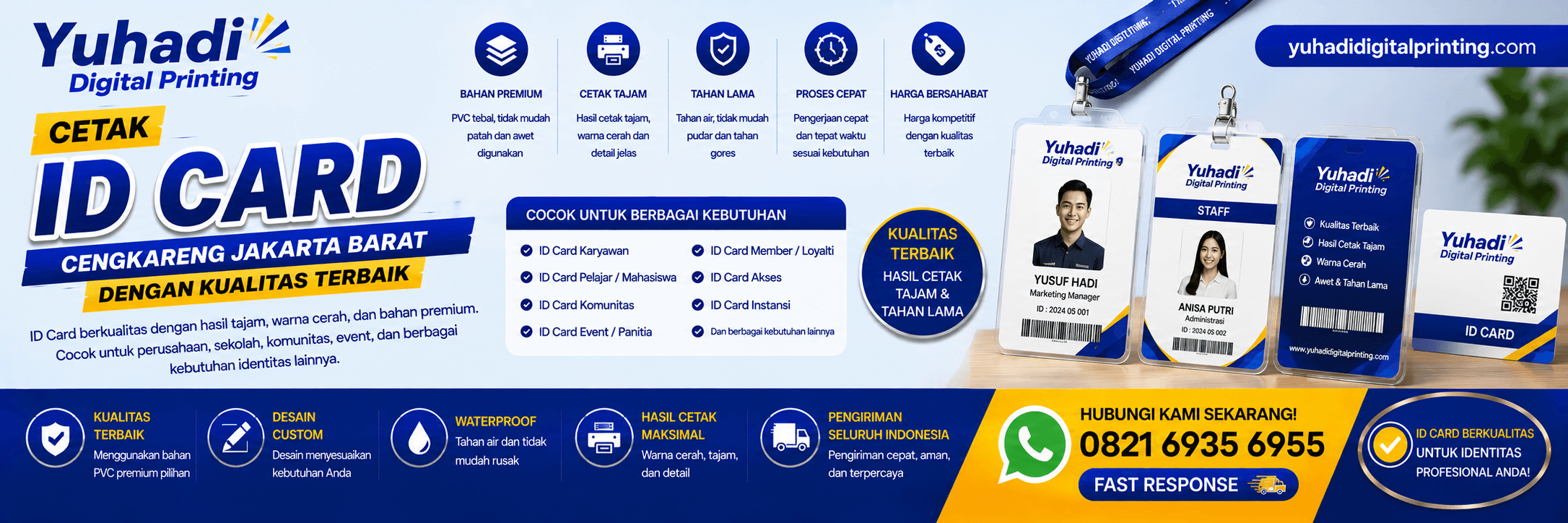 Cetak ID Card Cengkareng Jakarta Barat dengan Kualitas Terbaik