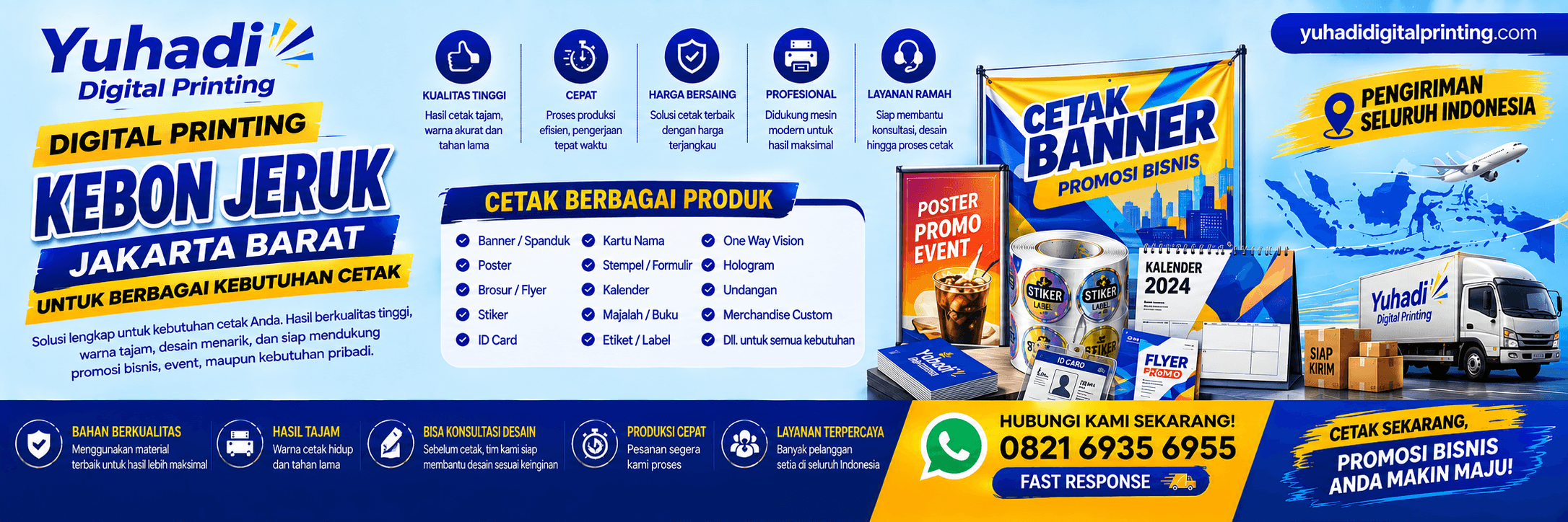 Digital Printing Kebon Jeruk Jakarta Barat untuk Berbagai Kebutuhan Cetak