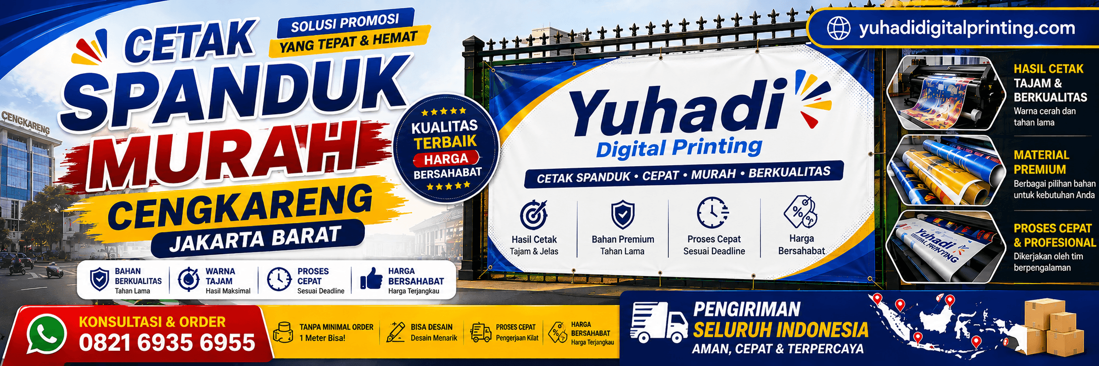Cetak Spanduk Murah Cengkareng Jakarta Barat untuk UMKM dan Usaha Lokal
