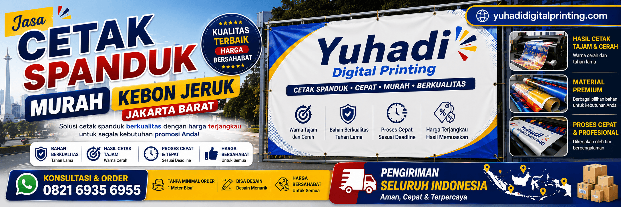 Cetak Spanduk Murah Kebon Jeruk Jakarta Barat untuk Promosi Kuliner
