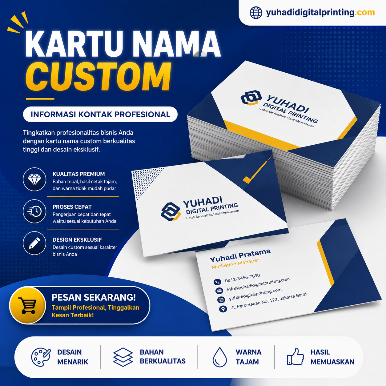 Cetak Kartu Nama / Business Card Custom