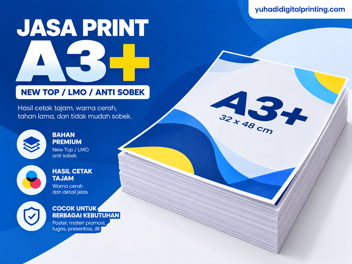 Jasa Print A3+ New Top / LMO / Anti Sobek