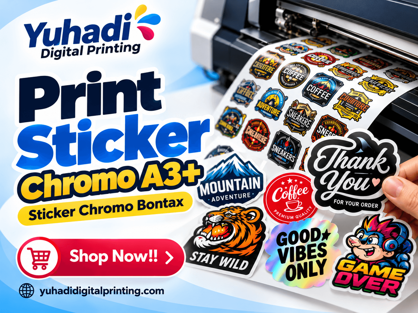 Print Sticker Chromo A3+ Sticker Chromo Bontax / Kromo